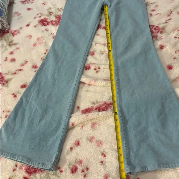 Vintage Frankie b corduroy flares size 2 baby blue - Picture 7 of 8